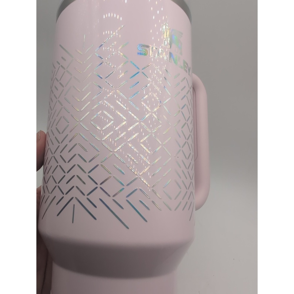 Stanley 40oz Pink Icicle Gloss Winter Wonderland Sparkle NEW - Picture 5 of 8